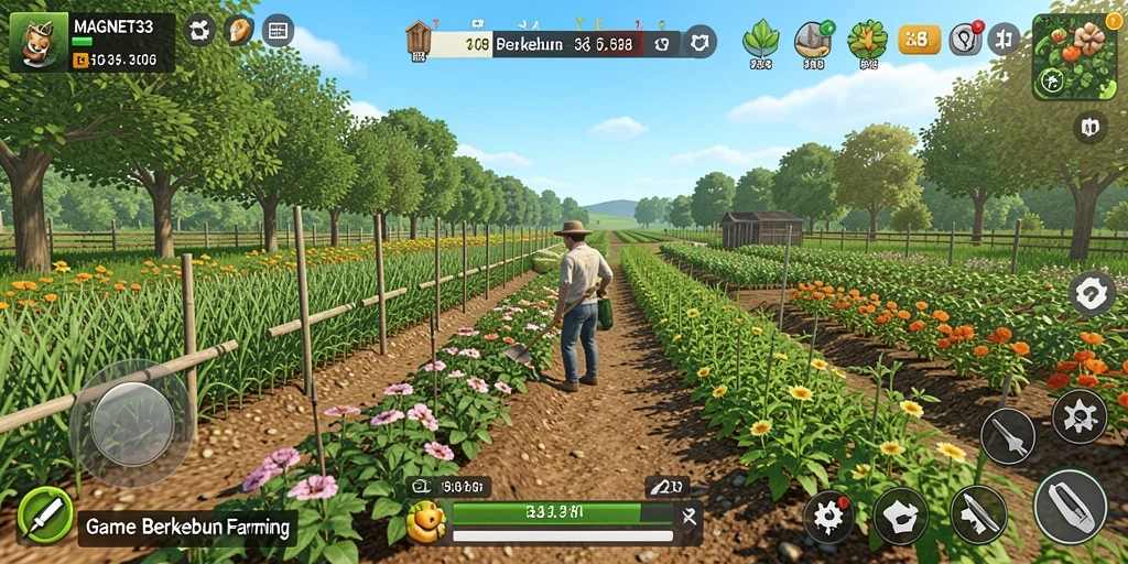 Gameplay menarik dari MAGNET33 dengan kegiatan berkebun yang seru.