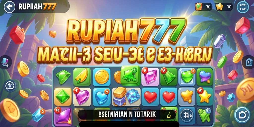 Tampilan gameplay RUPIAH777 yang penuh warna dan menantang.